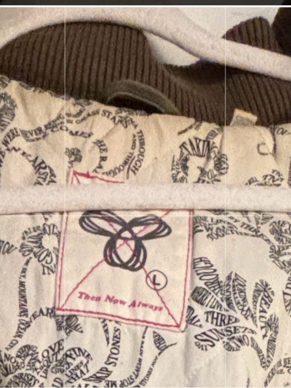 TNA Olive Green Bomber Jacket with Floral Lining - Picture 10 of 10